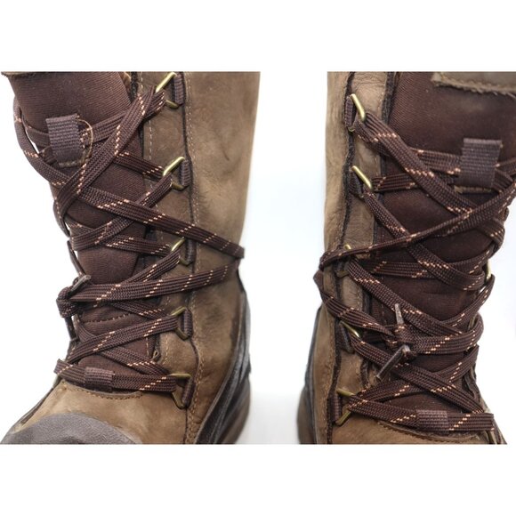 Muck Mens Brown Lace-Up Waterproof Work Boots Sz 11 Vibram Sole Grunge Gorpcore main image 10